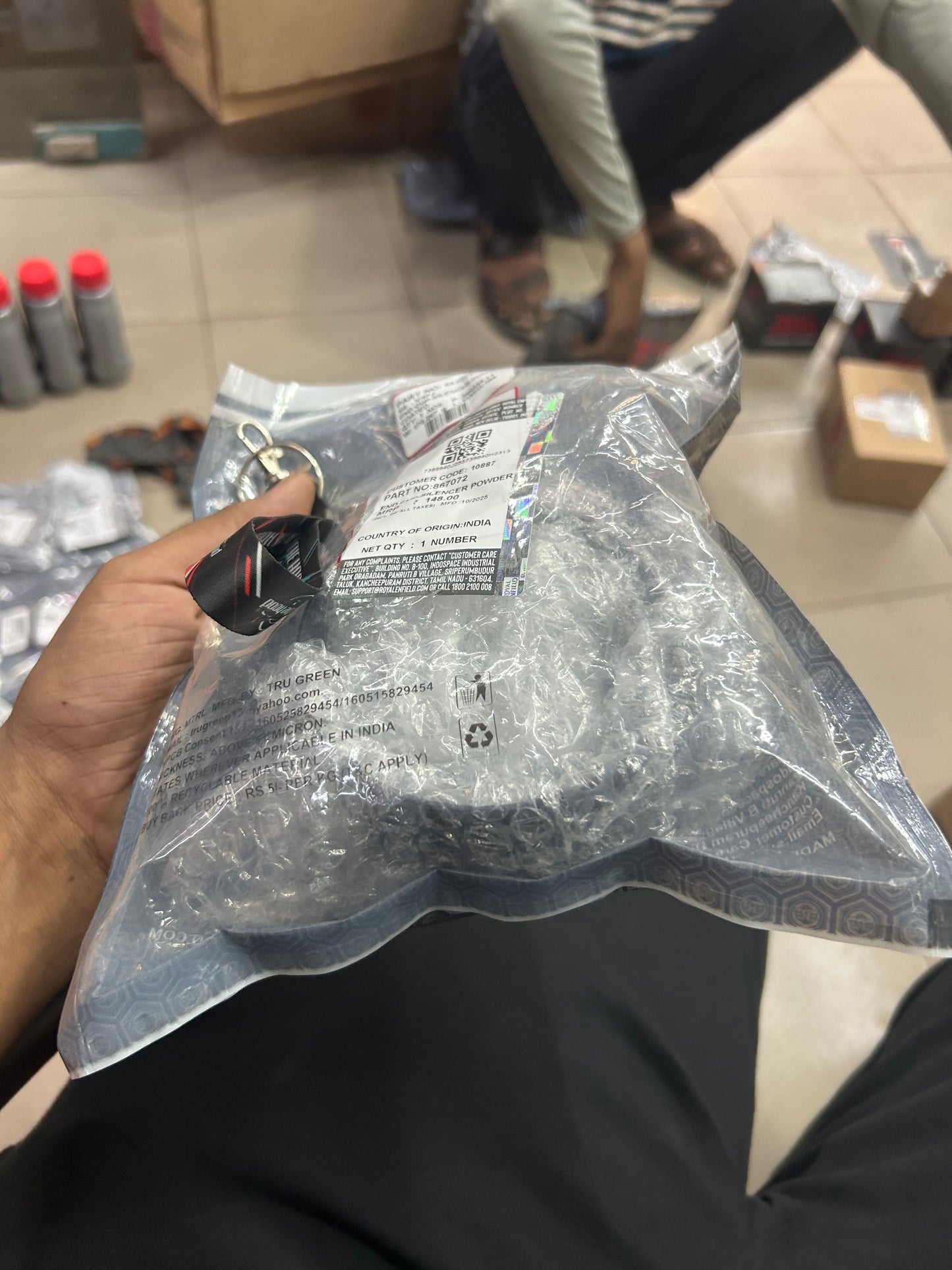 Royal Enfield End Cup – Silencer (Powder Coated) for Thunderbird 350 / Thunderbird 500 (UCE) – Part No. 867072