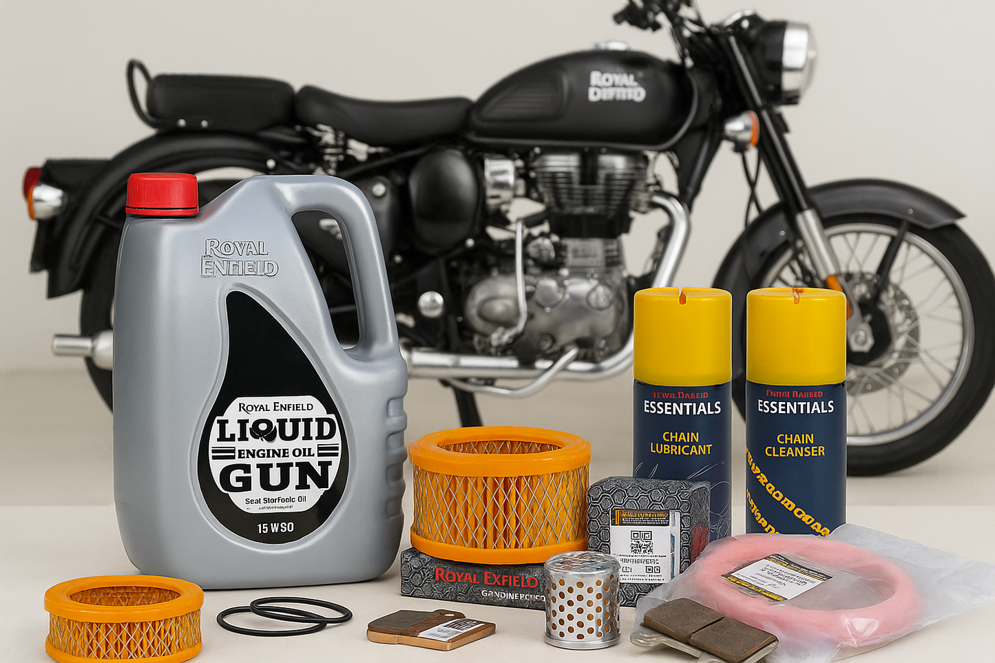 Royal Enfield Classic 350 UCE Service Kit – Basic / Standard / Brake Care / Full Maintenance (OEM-grade)