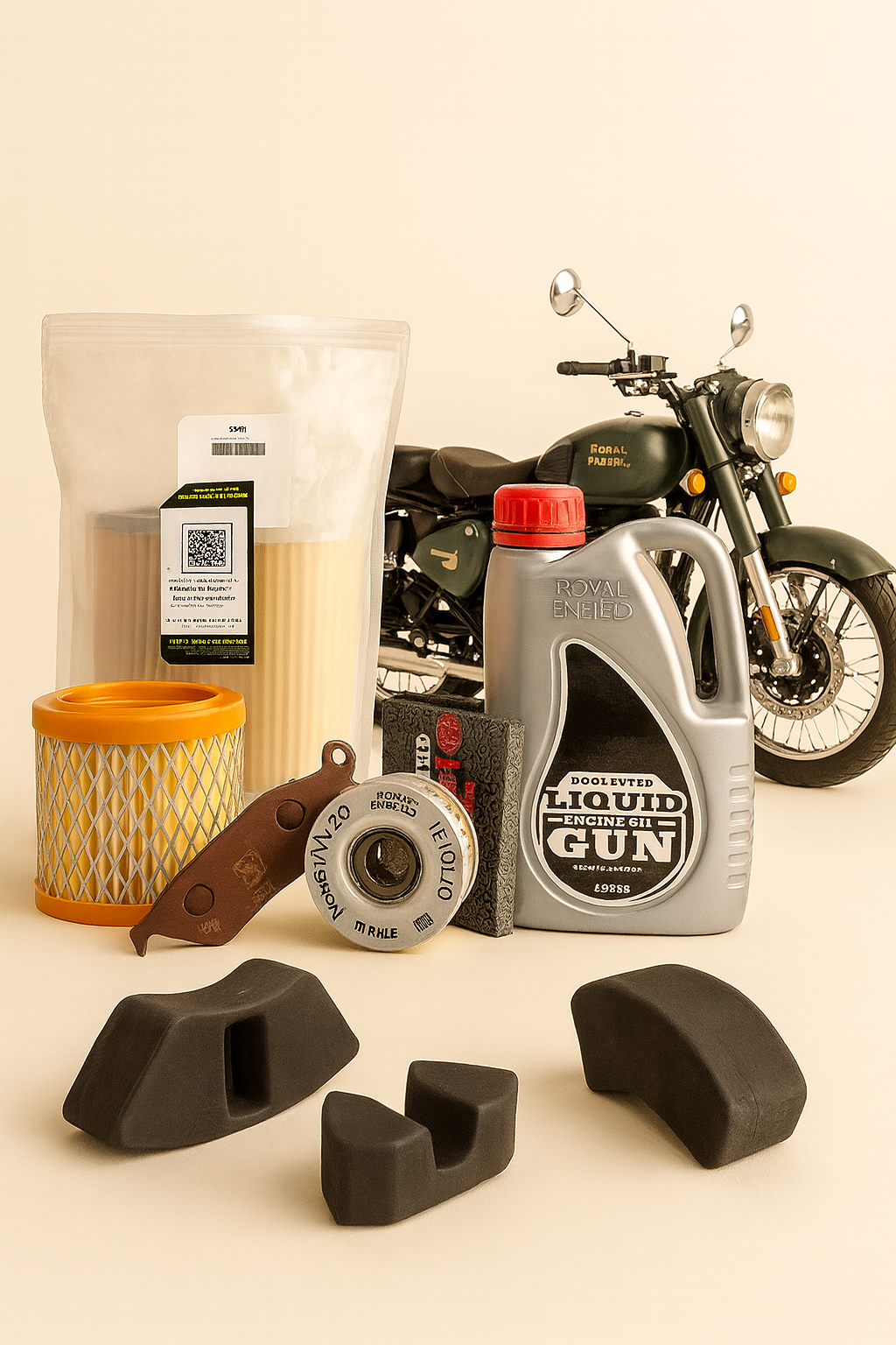Royal Enfield Classic 350 Reborn (J-Series) Complete Service Kit – OEM Quality – All-in-One Maintenance Packages