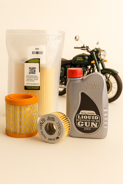 Royal Enfield Classic 350 Reborn (J-Series) Complete Service Kit – OEM Quality – All-in-One Maintenance Packages