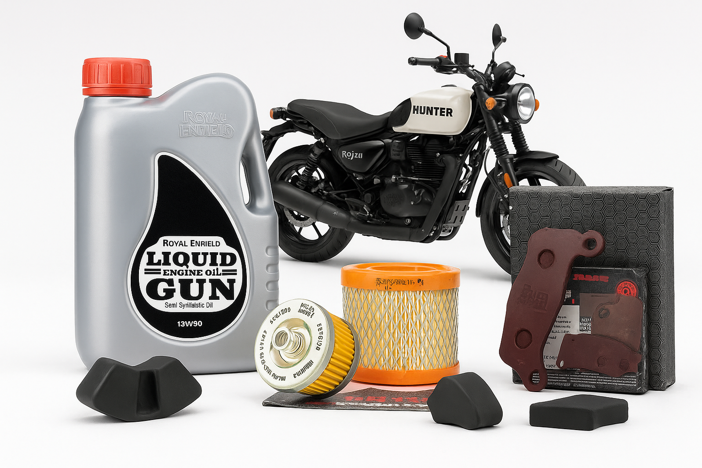 Royal Enfield Hunter 350 (J-Series) Complete Service Kit – OEM Quality – All-in-One Maintenance Packages