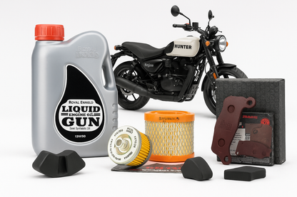 Royal Enfield Hunter 350 (J-Series) Complete Service Kit – OEM Quality – All-in-One Maintenance Packages