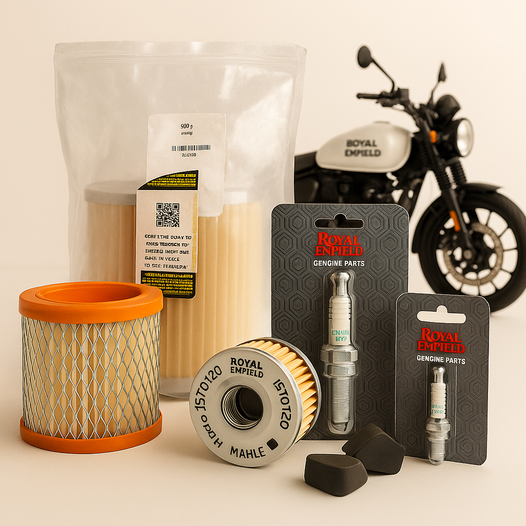 Royal Enfield Hunter 350 (J-Series) Complete Service Kit – OEM Quality – All-in-One Maintenance Packages