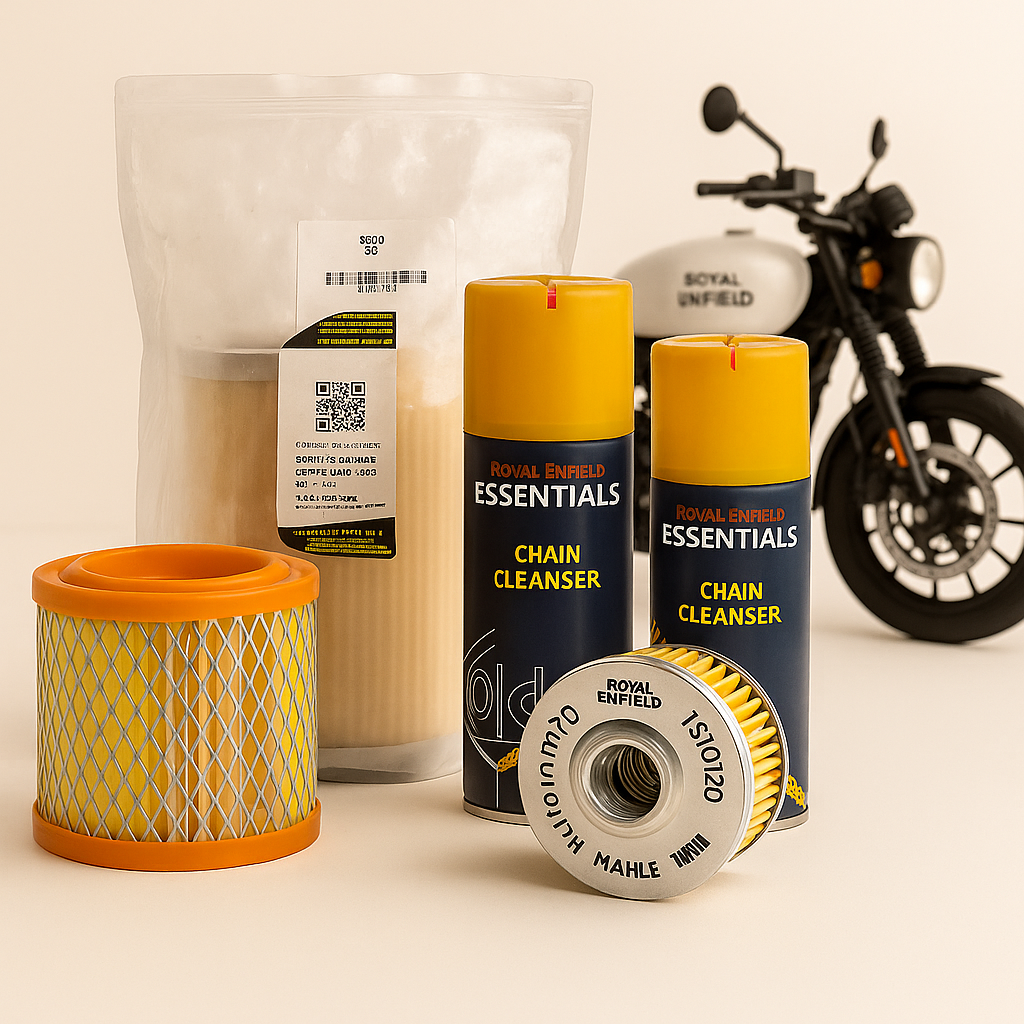 Royal Enfield Hunter 350 (J-Series) Complete Service Kit – OEM Quality – All-in-One Maintenance Packages