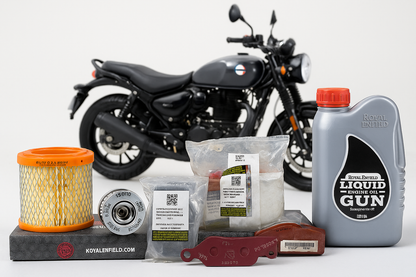 Royal Enfield Hunter 350 (J-Series) Complete Service Kit – OEM Quality – All-in-One Maintenance Packages
