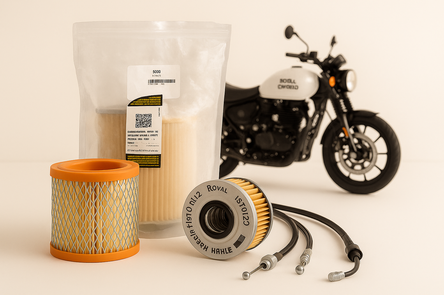 Royal Enfield Hunter 350 (J-Series) Complete Service Kit – OEM Quality – All-in-One Maintenance Packages
