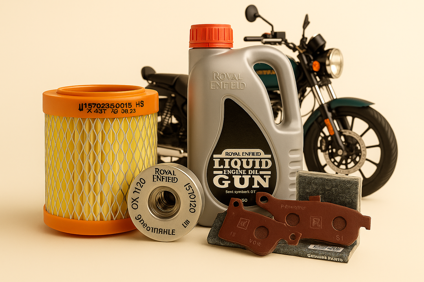 Royal Enfield Meteor 350 (J-Series) Complete Service Kit – OEM Quality – All-in-One Maintenance Packages