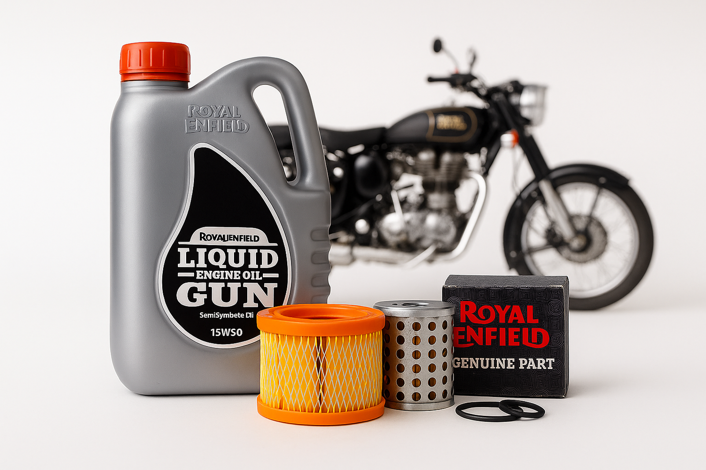 Royal Enfield Classic 350 UCE Service Kit – Basic / Standard / Brake Care / Full Maintenance (OEM-grade)