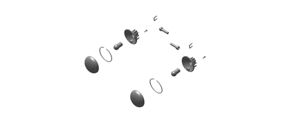 Royal Enfield KAA00083/A trafficator front rear kit chrome Meteor 350