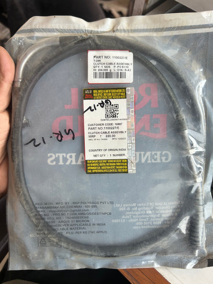 Royal Enfield 1100227/E genuine clutch cable assembly Classic 350 Reborn