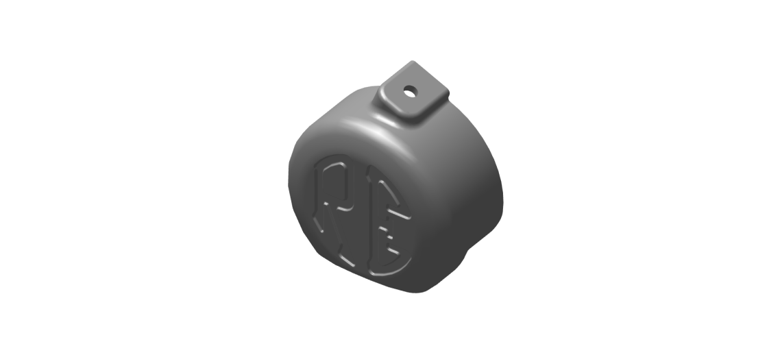 570765/A starter motor cover (black) – Royal Enfield OE