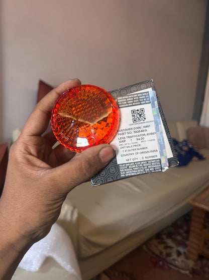 Classic 500 EFI OEM trafficator lens amber