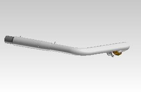 RE Classic 500 header pipe 582662/H genuine