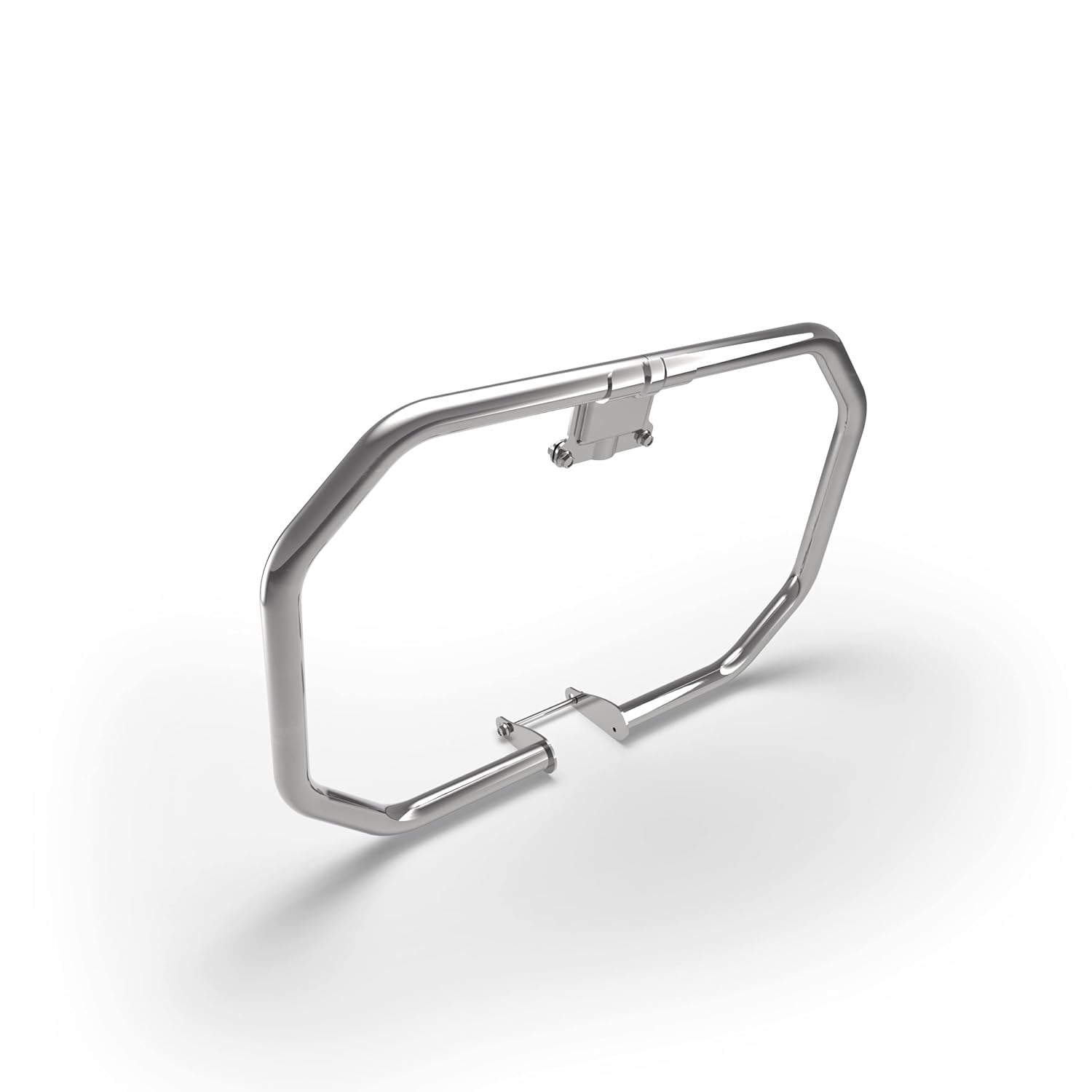 Royal Enfield 1990634 Silver Octagon Engine Guard on Classic 350 UCE