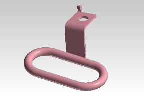 Royal Enfield right pillion grab handle NT51 – 594601C