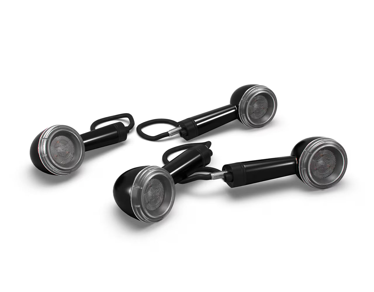 Royal Enfield Interceptor 650 with 1990488 black LED indicator installed