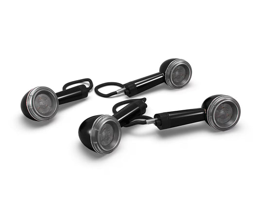 Royal Enfield Interceptor 650 with 1990488 black LED indicator installed