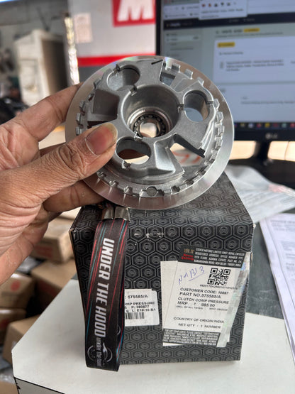 Genuine Royal Enfield 575585/A clutch pressure plate (clutch comp pressure) for Interceptor 650 & Continental GT 650 Euro 4. OEM fit.