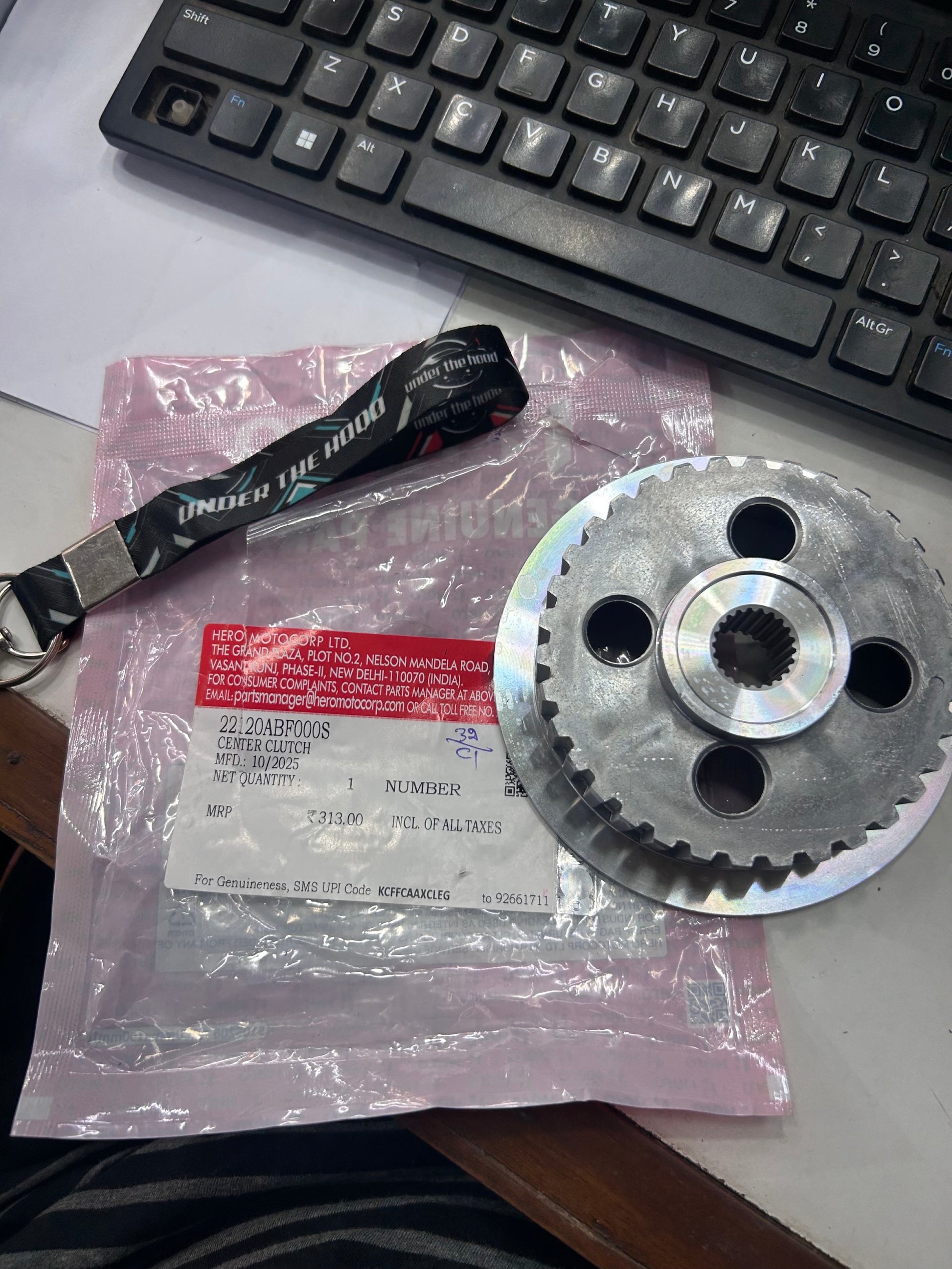 Clutch hub 22120ABF000S fits Hero Xtreme 200 series