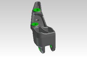 Continental GT 650 left rider control plate 148216F