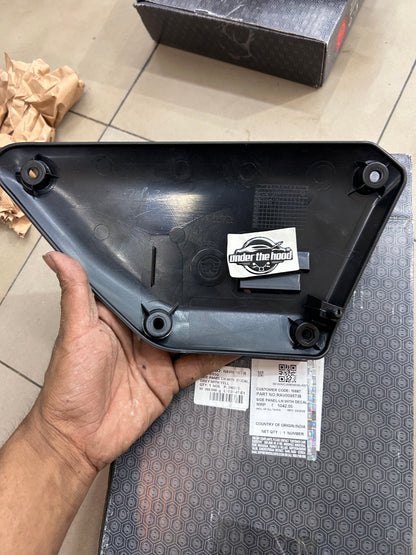 Royal Enfield RAV00957/B - Side Panel LH with Decal - Grey with Yellow for Scram 411 (Graphite Yellow) - OEM