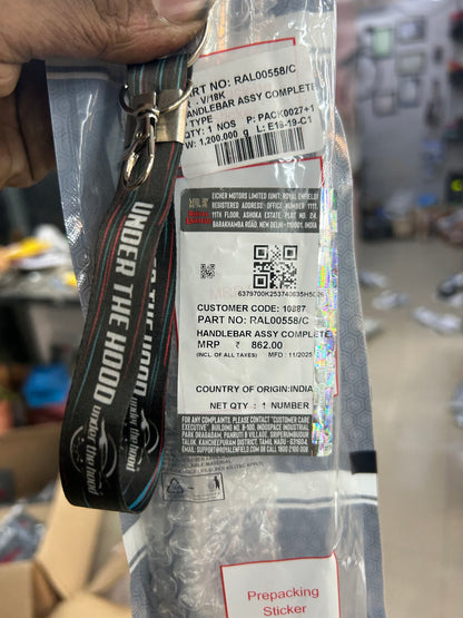 Royal Enfield RAL00558/C – Handlebar Assembly (P-Type) for Interceptor Bear 650 (MY25) – Genuine OEM