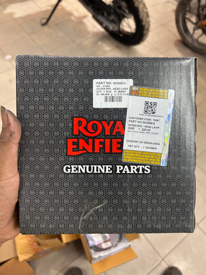 Royal Enfield 583888/A Headlamp Outer Rim – Chrome (Classic/Bullet