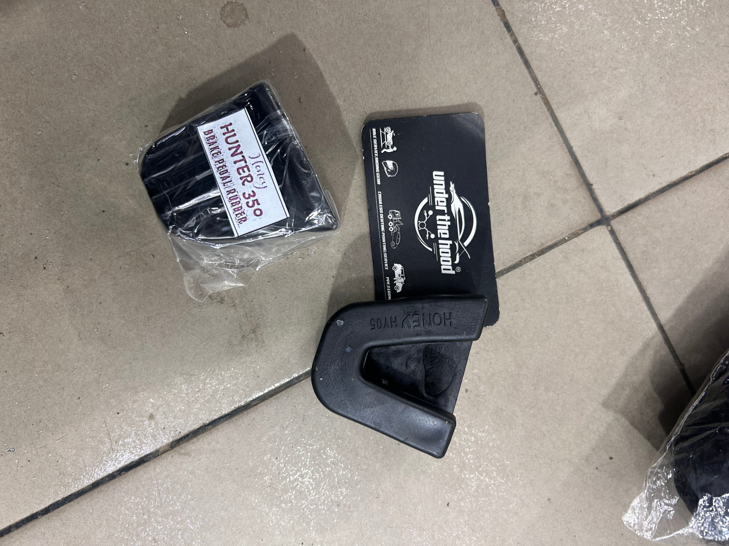 Royal Enfield Hunter 350 Brake Pedal Rubber – Aftermarket Rear Brake Pedal Pad / Brake Lever Rubber Cover