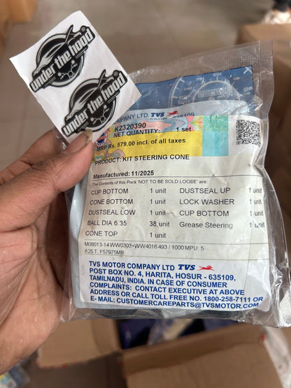 TVS Genuine Kit Steering Cone for TVS NTorq 125 (Carb/FI, XP) – Part No. K2320390