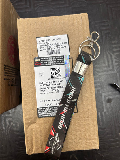 Royal Enfield 148216/F – Rider Control Plate (Left-Hand) for Continental GT 650 (OEM Genuine)