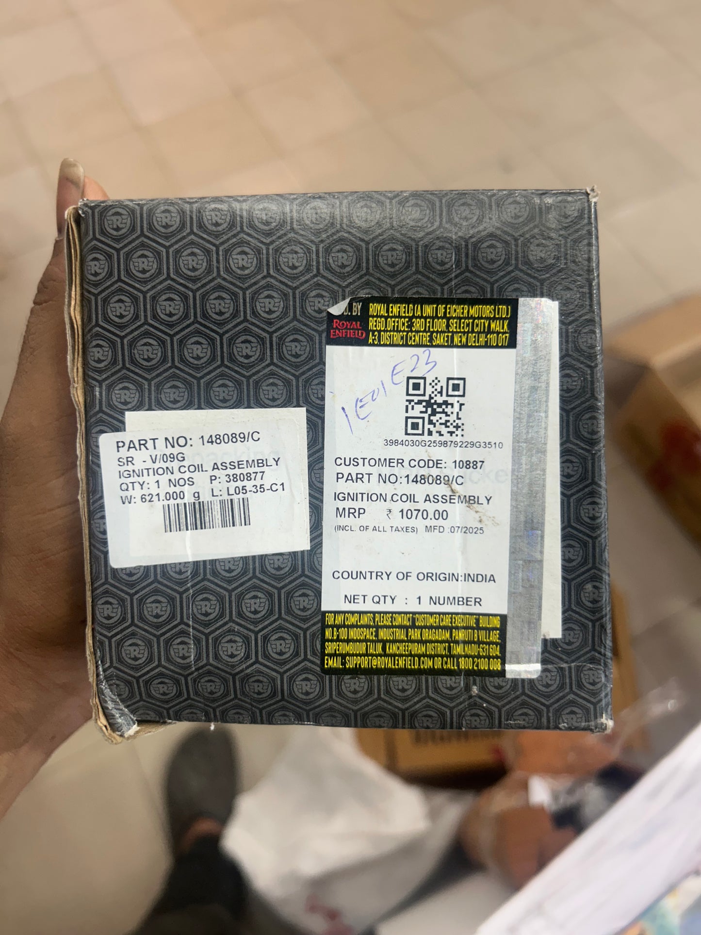 Royal Enfield 148089/C Ignition Coil Assembly – Interceptor 650 & GT 650