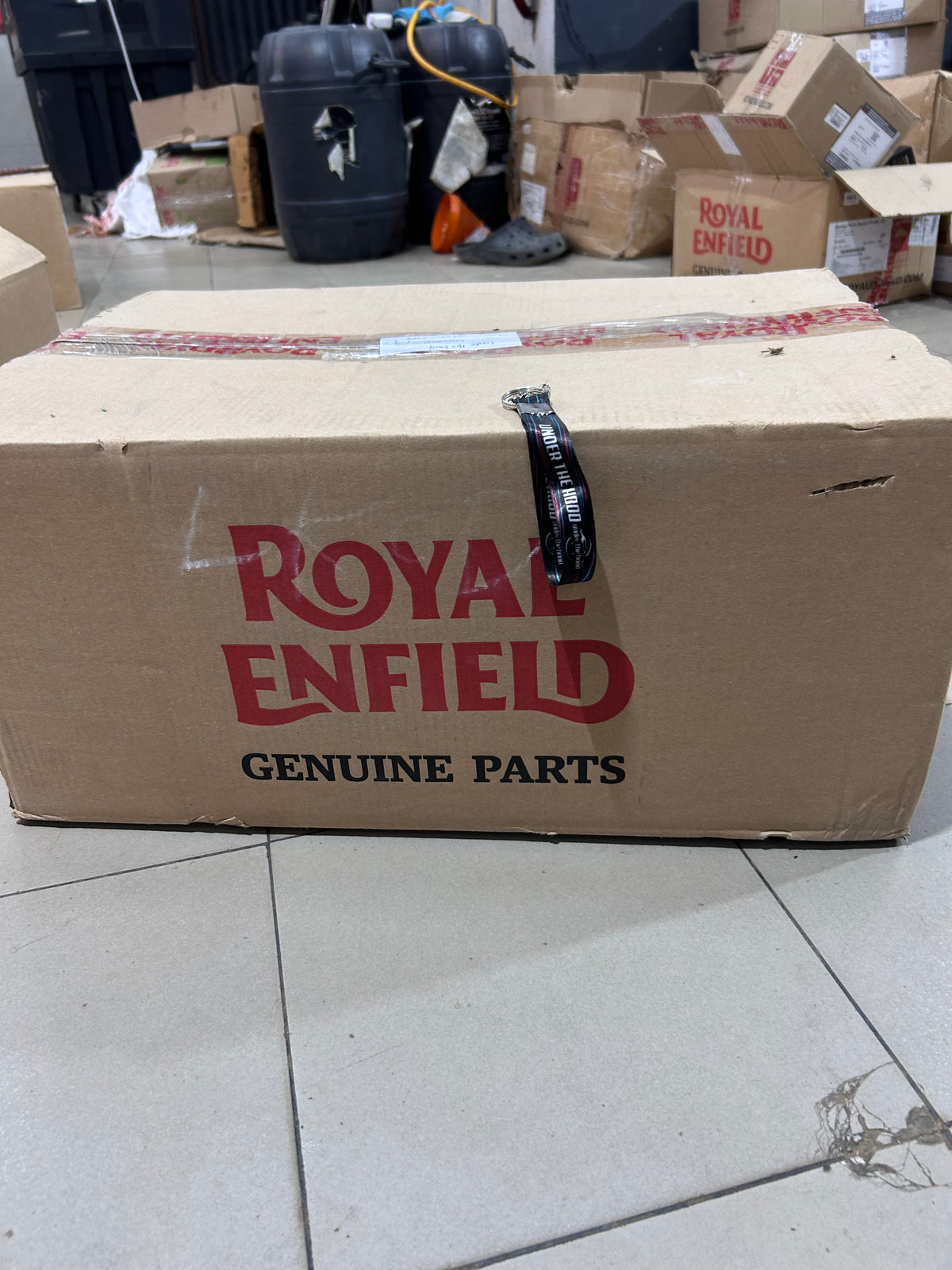 Royal Enfield Classic 350 UCE BS4 Silver Fuel Tank with Sticker – 826070