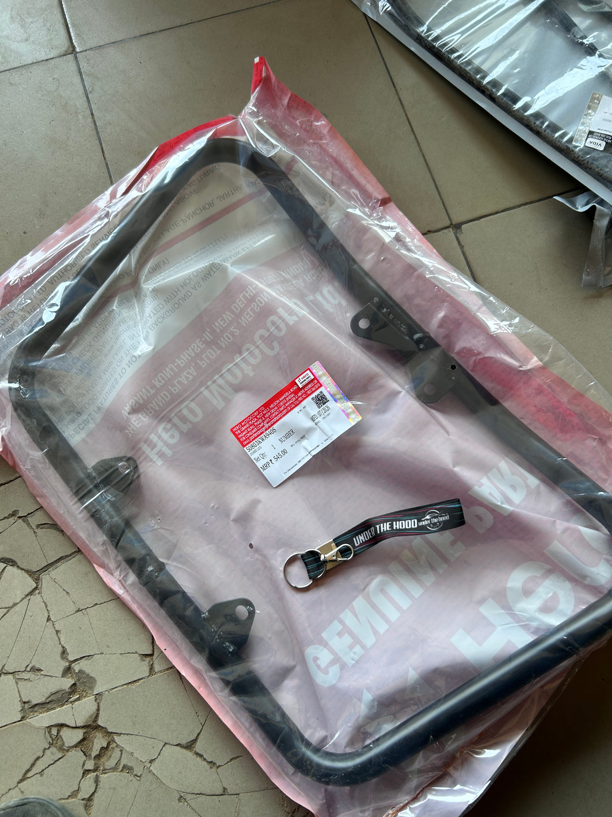 Hero Genuine Engine Guard for Passion Pro | Leg Guard / Crash Guard / Bumper | 50803KWA940S