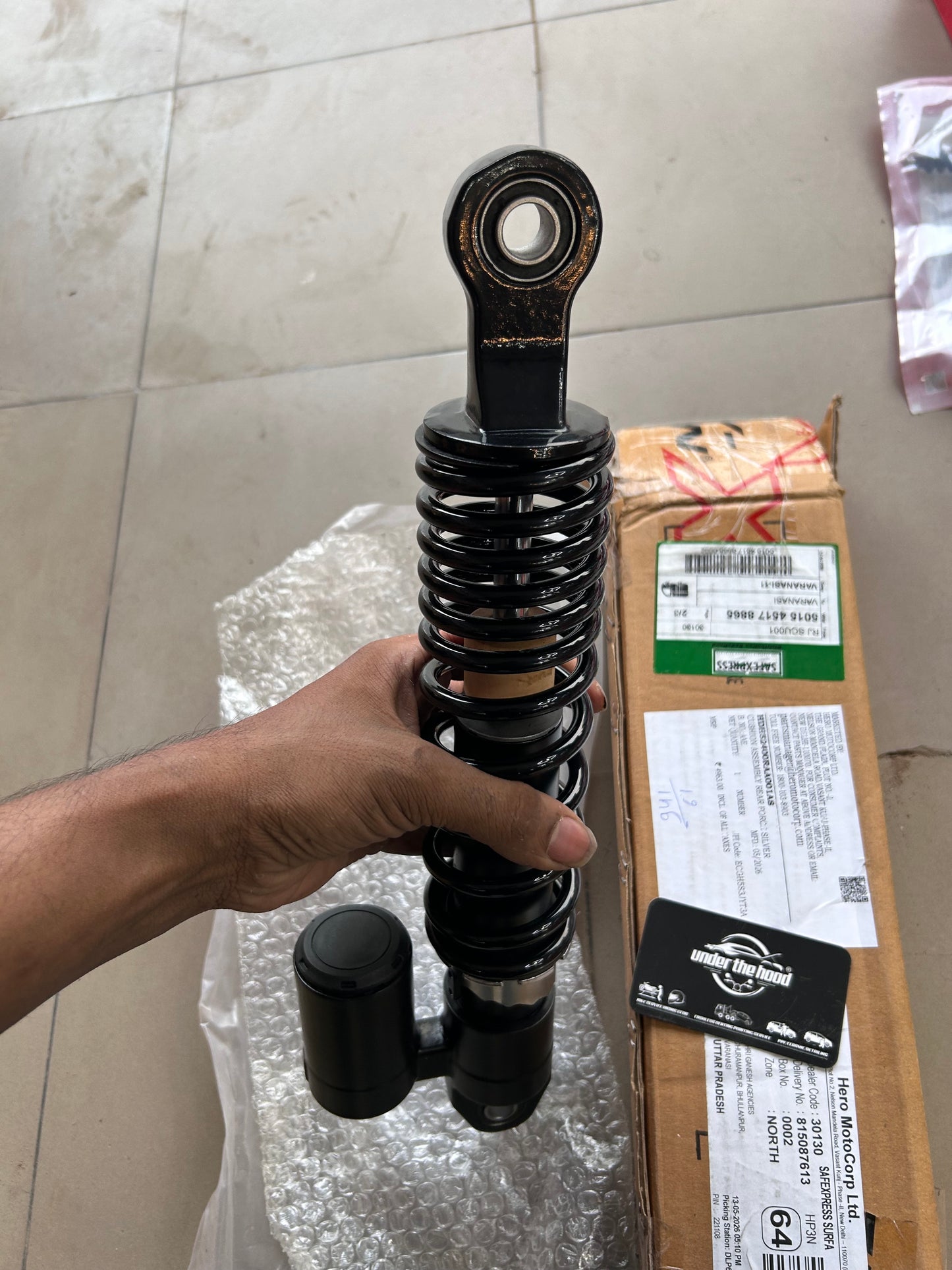 Harley-Davidson X440 Rear Shock Absorber Force Silver HDH52400RAA001AS