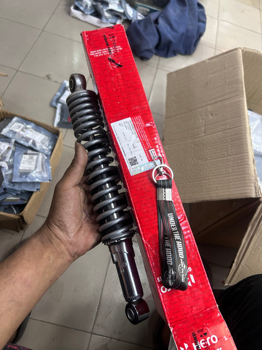 Hero Genuine Rear Shock Absorber / Cushion Assembly for Super Splendor – 52400KTCA21S