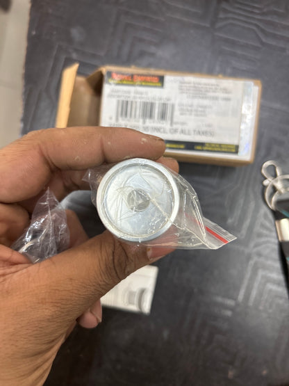 Royal Enfield 1990613 Silver Oil Filler Cap — OEM Machined Cap for Classic / Bullet / Electra UCE