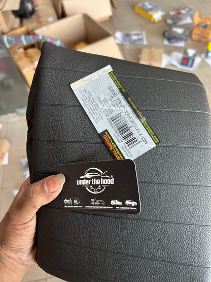 Royal Enfield Black Pleated Seat Cover KXA00123 — Genuine RE Dual Seat Cover for Bullet 350