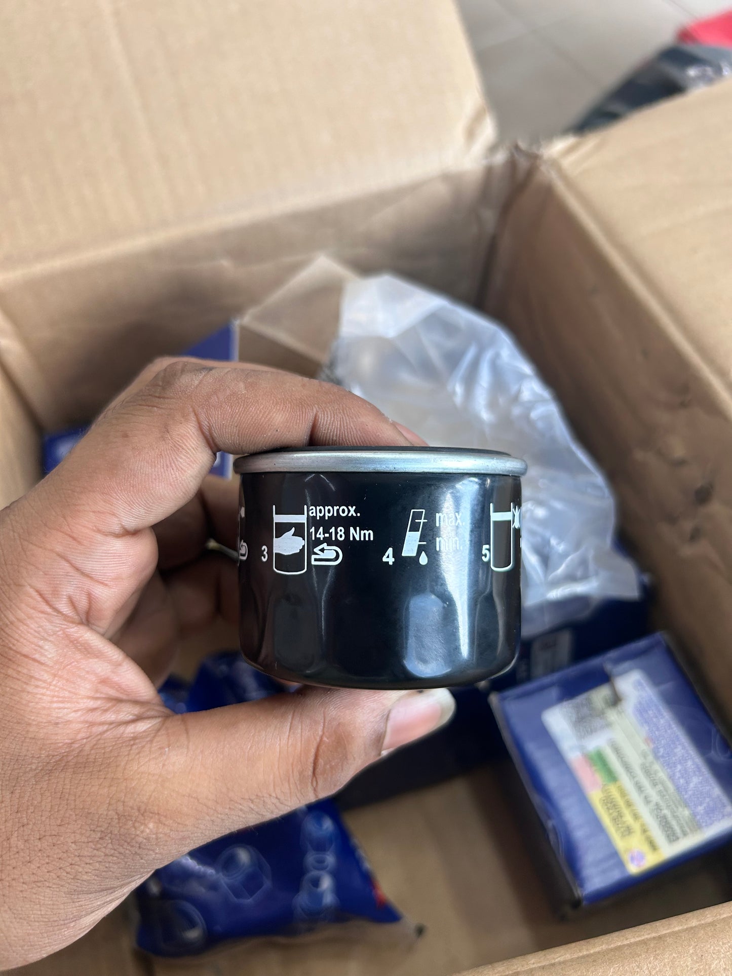 Apache RR310 / BMW G310 Oil Filter – Genuine TVS OEM Replacement (Part No. N7081420)