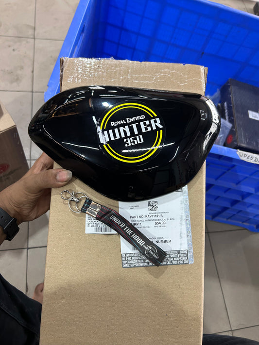 Royal Enfield Side Panel with Sticker LH Black RAV01161/A for Hunter 350