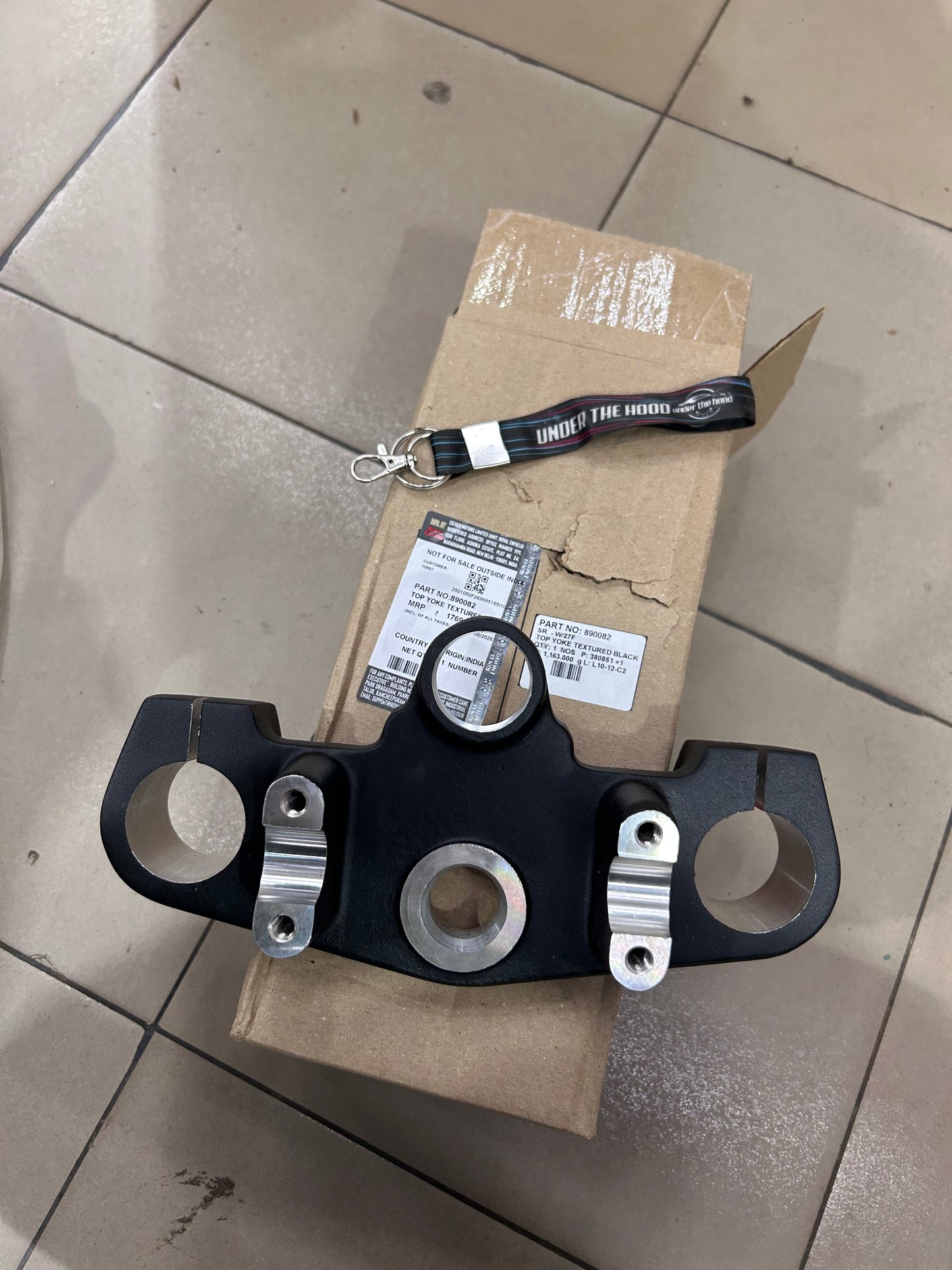 Royal Enfield Himalayan 411 Top Yoke Textured Black 890082
