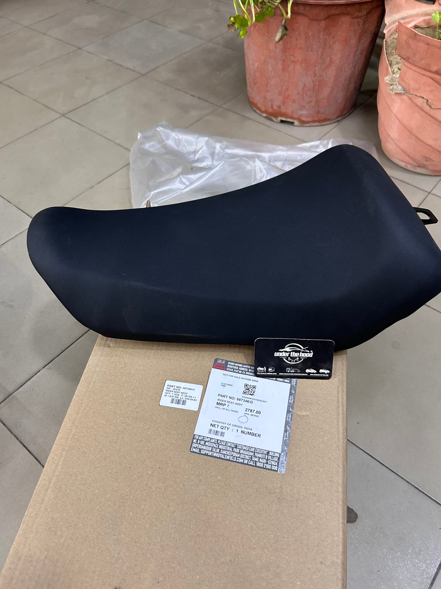 Royal Enfield Rider Seat Assembly 587346/G for Himalayan 410 / Himalayan 411