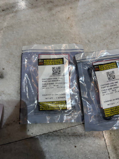 594078/B – Cable Guide, Speedometer Cable (Frame-Mount) for Bullet 350/500 UCE, Classic 350/500 UCE, Thunderbird 350/500 (UCE), Himalayan (select listings) – Genuine Royal Enfield