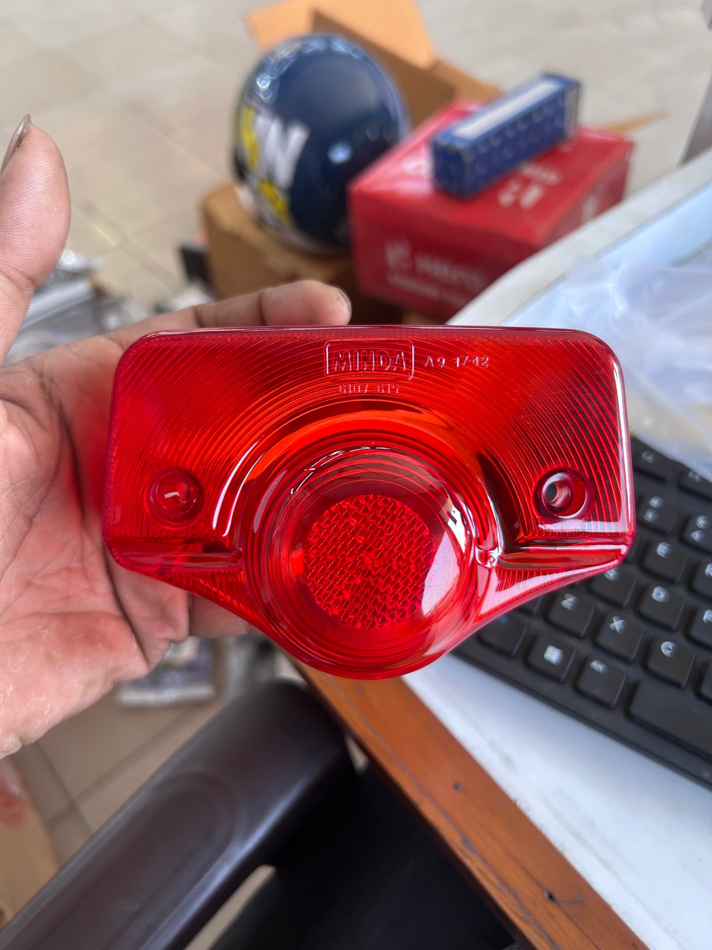 Royal Enfield KAC00006/A Tail Lamp Lens for Bullet Standard UCE