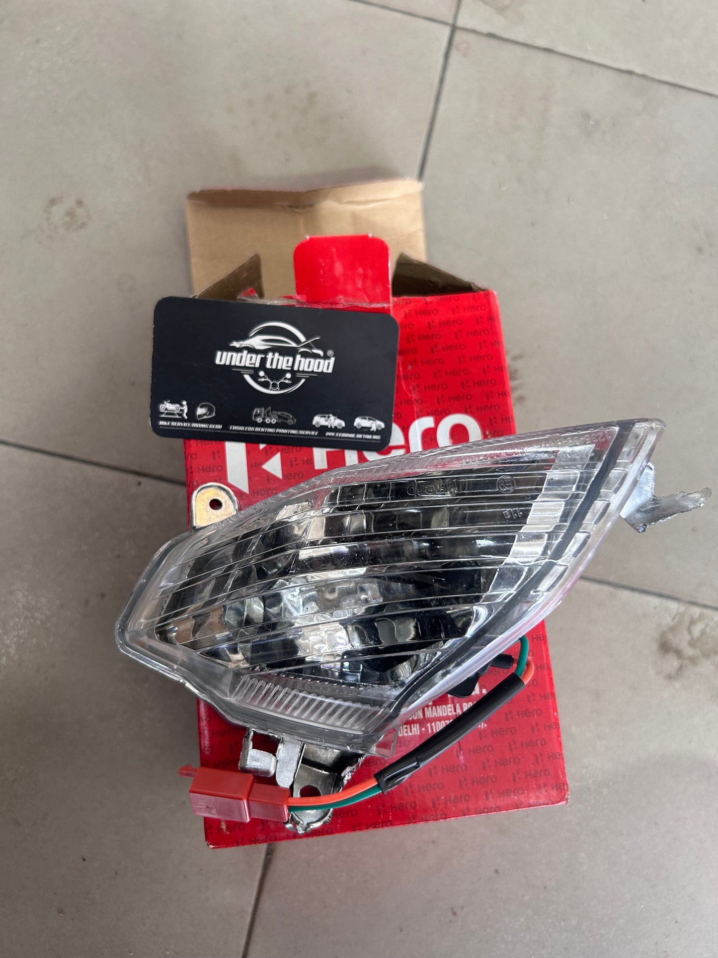 Hero Genuine Left Front Indicator / Winker Assembly Without Bulb for Duet – 3345BAAY001S