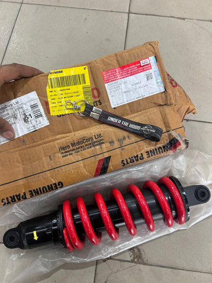 Hero Genuine Rear Suspension Assembly for Xpulse 200 | Cushion Assy Rear / Rear Shock Absorber | 52400ABW111S