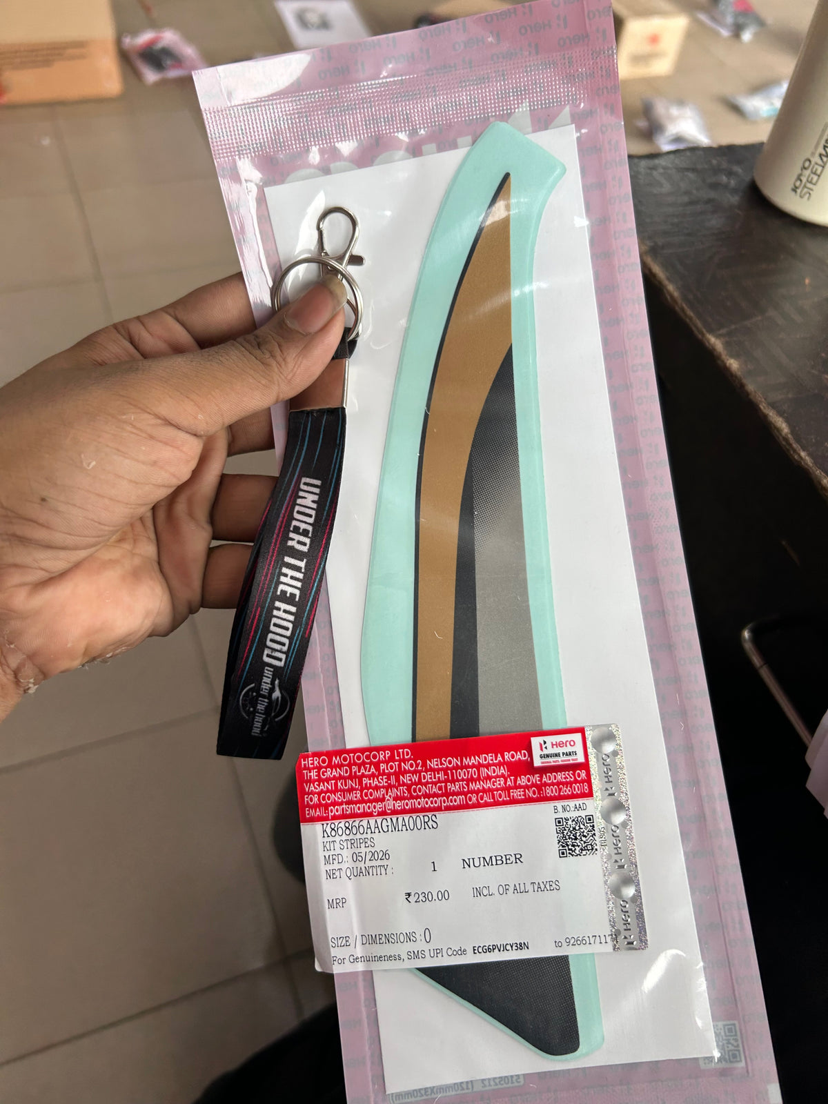 Hero Genuine Kit Stripes for Super Splendor – K86866AAGMA00RS