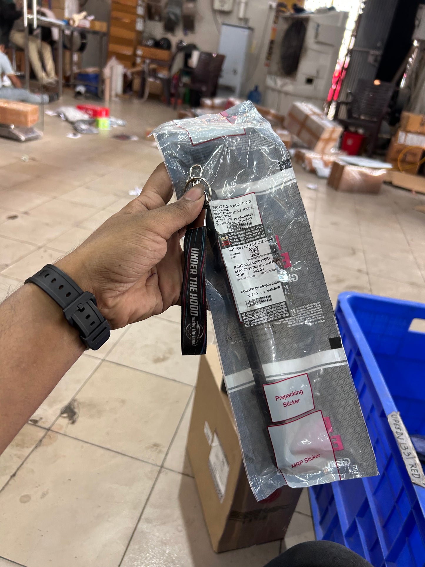 Royal Enfield Rear Rider Seat Adjustment RAU00190 for Himalayan 450