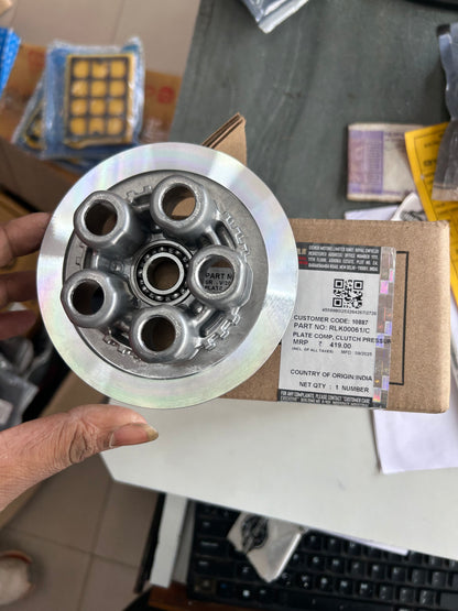 Royal Enfield RLK00061/B – Clutch Pressure Plate (Clutch Center) for Meteor 350, Classic Reborn, Hunter 350 (J-Series)
