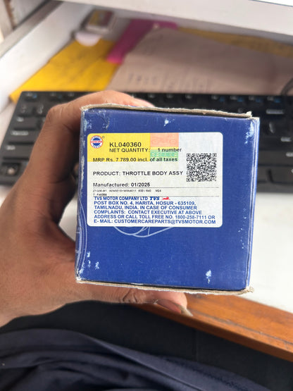 TVS Throttle Body Assy KL040360 – Genuine Intake Valve for Jupiter BS6