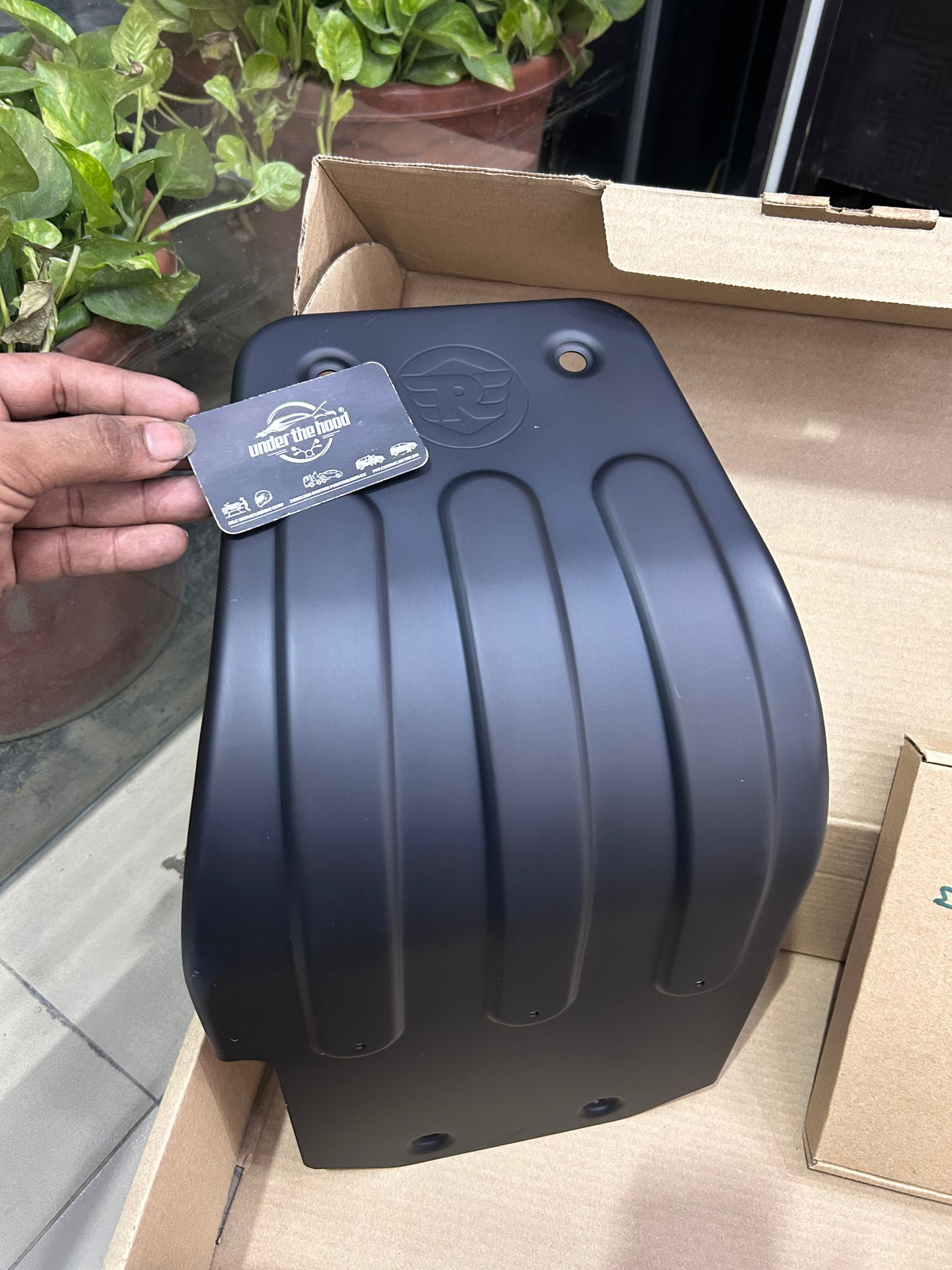 Royal Enfield Black Sump Guard KXA00652 — Genuine RE Accessory for Meteor / Classic / Bullet 350